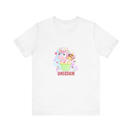 Cute Unicorn Unisex Jersey Short Sleeve Tee